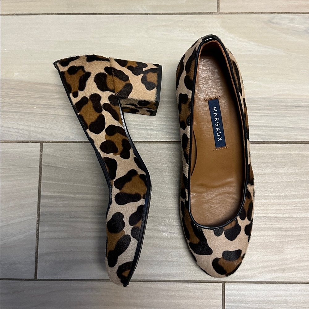 Margaux Leopard Heels 35N US 5